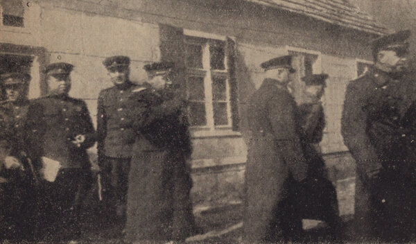 Conferees leaving Zhukov's office