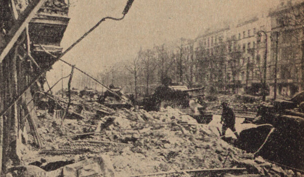 Tanks clear the streets