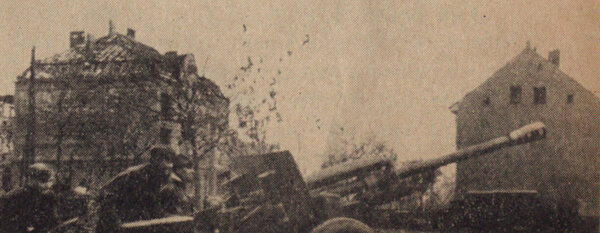 Artillerymen fight in streets of capital